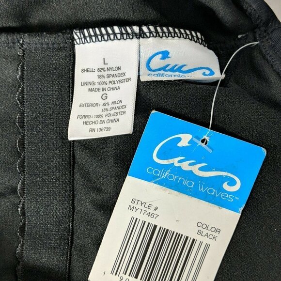 California Waves Squad One Piece Swimsuit Large - Picture 4 of 5